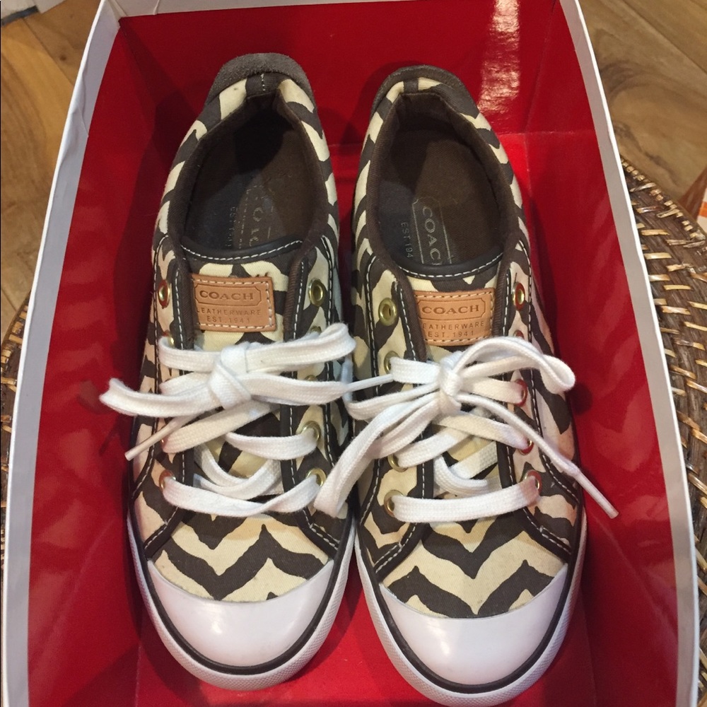 Classical  Chevron Coach Sneakers